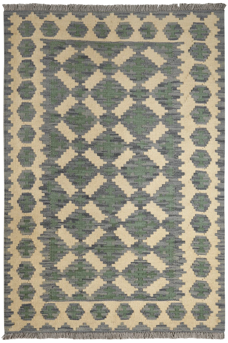 Kelim Gashgai · Handgewebt – Beige, 152x103 cm