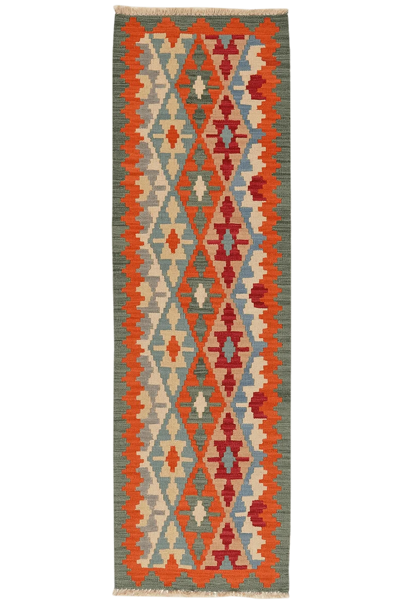 Kelim Gashgai · Handgewebt – Bunt, 187x57 cm