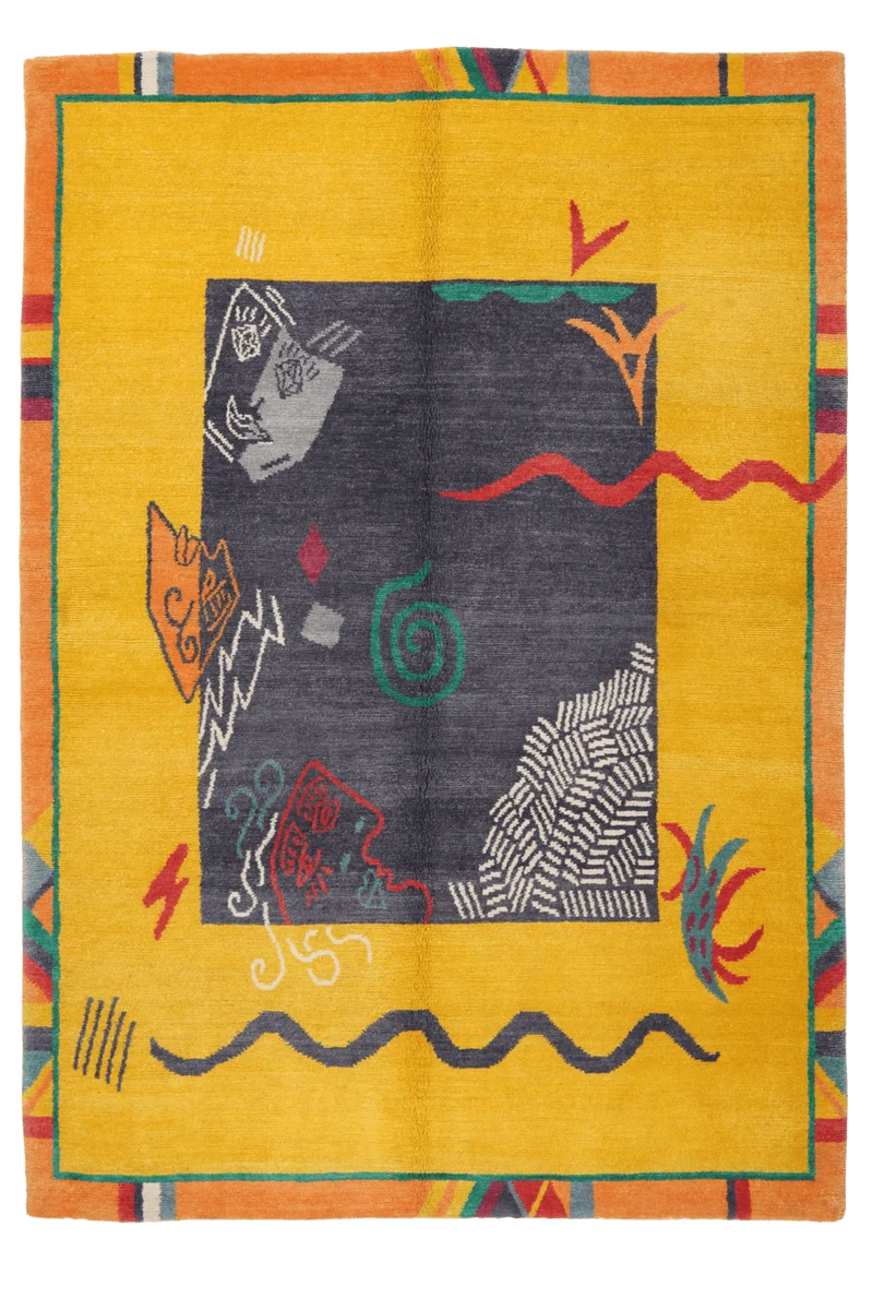 Nepal · Handgeknüpft – Gelb, 240x170 cm