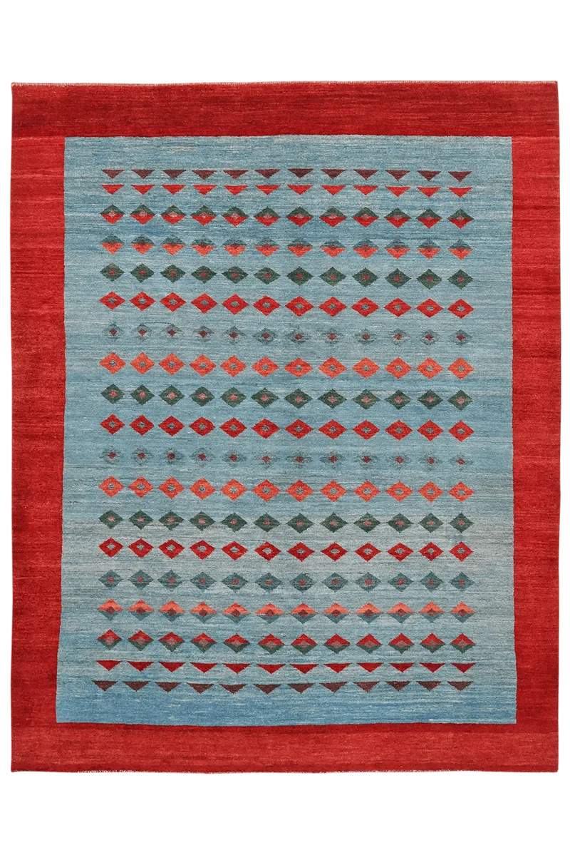 Rizbaf · Handgeknüpft – Blau, 188x151 cm