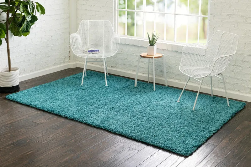 Teppich HIGH-FLOR Rechteckig Türkis 150x245 cm
