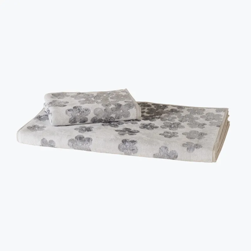 Asciugamano con Ospite urbino silver Moderno in Spugna 500 gr/mq