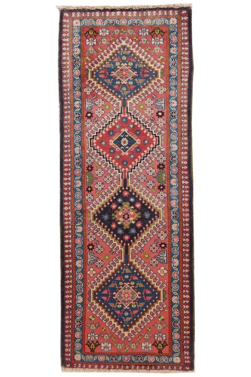 Yalameh · Handgeknüpft – Rosa, 141x51 cm