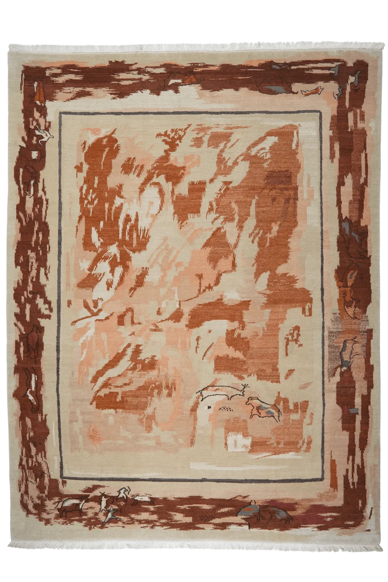 Nepal · Handgeknüpft – Beige, 290x210 cm