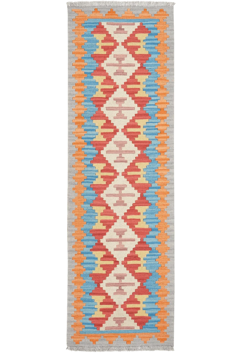 Kelim Gashgai · Handgewebt – Bunt, 189x59 cm
