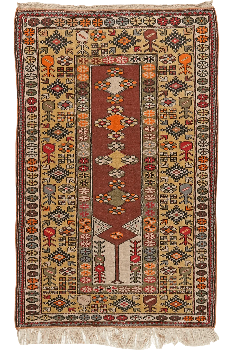 Milas · Handgeknüpft – Braun, 177x110 cm