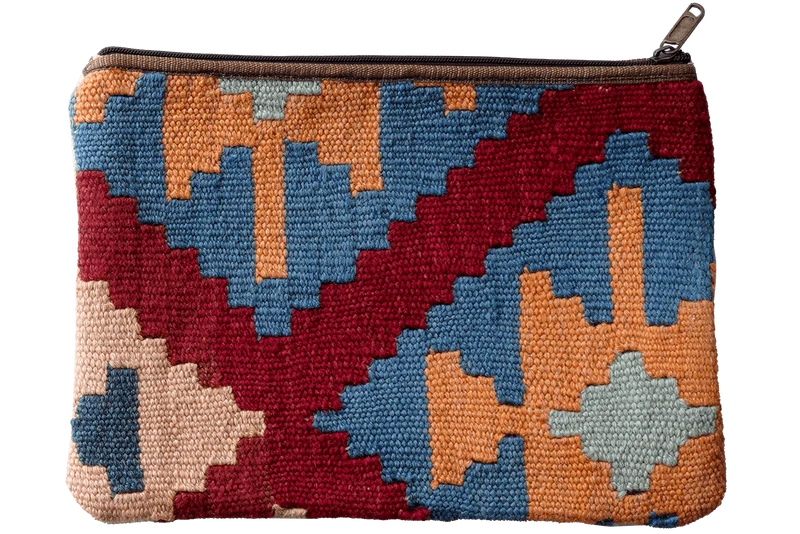 Kelim Bag · Handgefertigt – Bunt, 38x26 cm