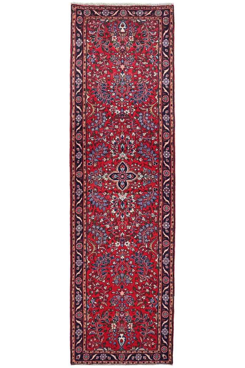 Mehreban · Handgeknüpft – Rot, 310x87 cm