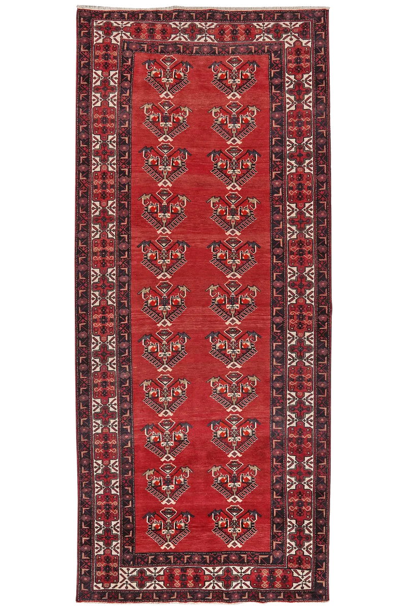 Kordibaf · Handgeknüpft – Rot, 408x175 cm
