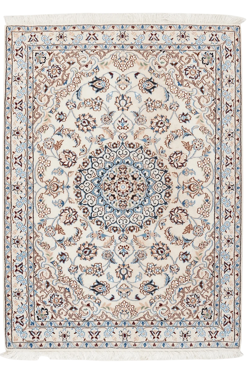 Nain 9La · Handgeknüpft – Beige, 141x101 cm