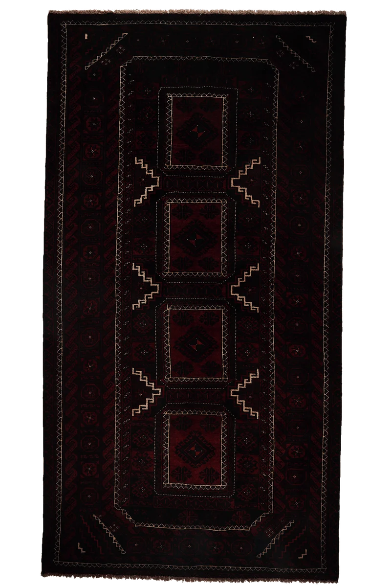 Belutch · Handgeknüpft – Bunt, 274x144 cm