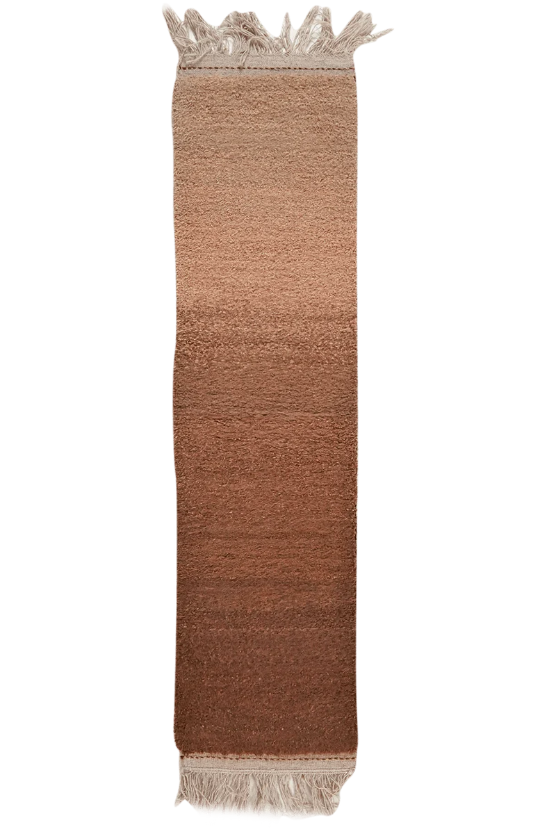 Gabbeh · Handgeknüpft – Braun, 148x38 cm
