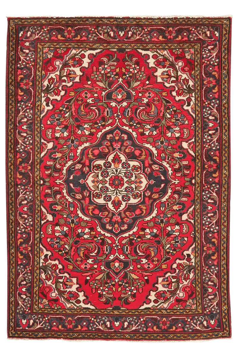 Bourtchalou · Handgeknüpft – Rot, 156x110 cm