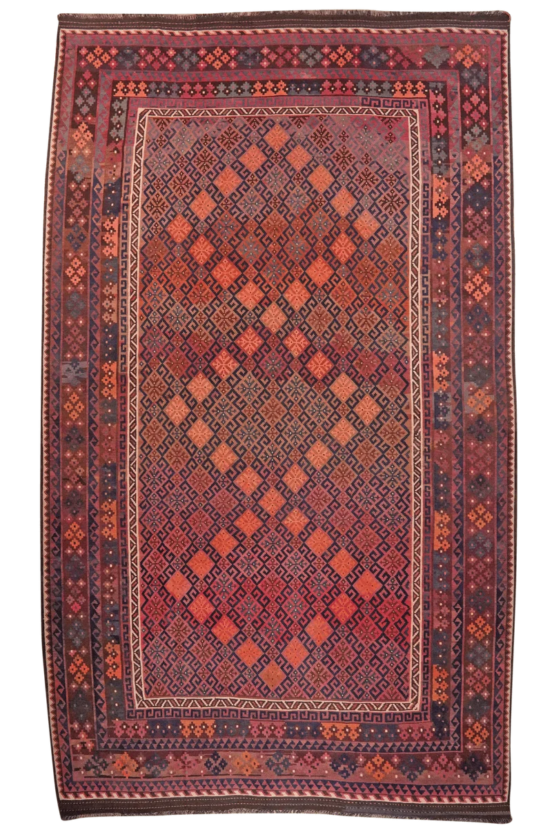 Kelim Belutch Old · Handgewebt – Braun, 430x248 cm