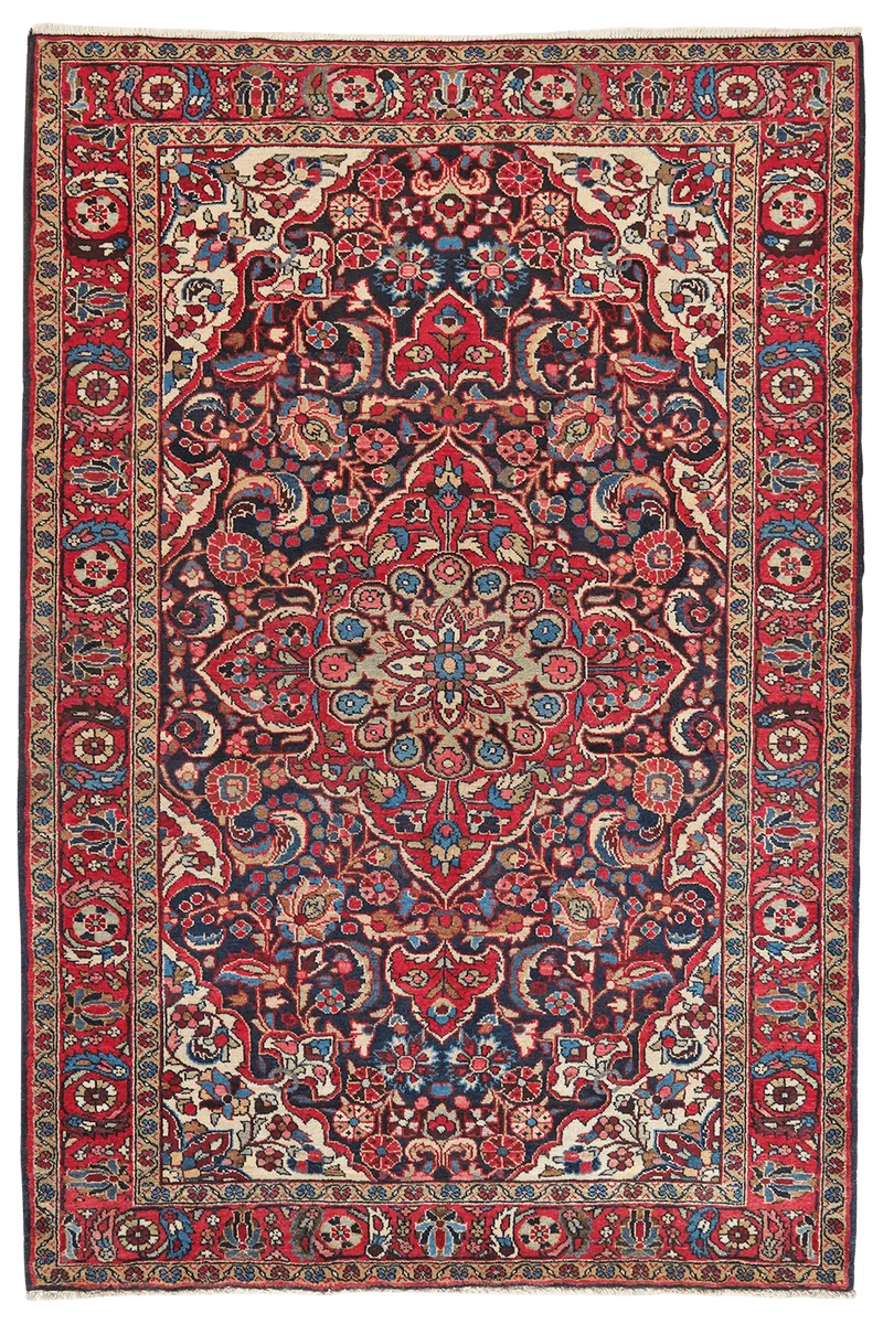 Bourtchalou · Handgeknüpft – Blau, 209x138 cm