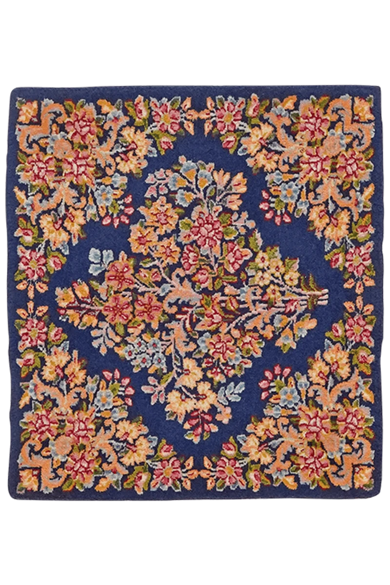 Yazd · Handgeknüpft – Blau, 51x47 cm