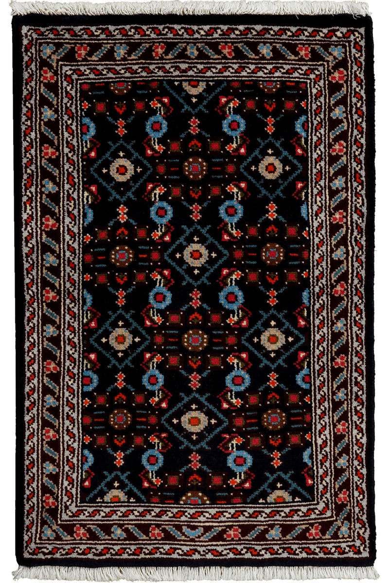 Hamadan · Handgeknüpft – Blau, 92x60 cm
