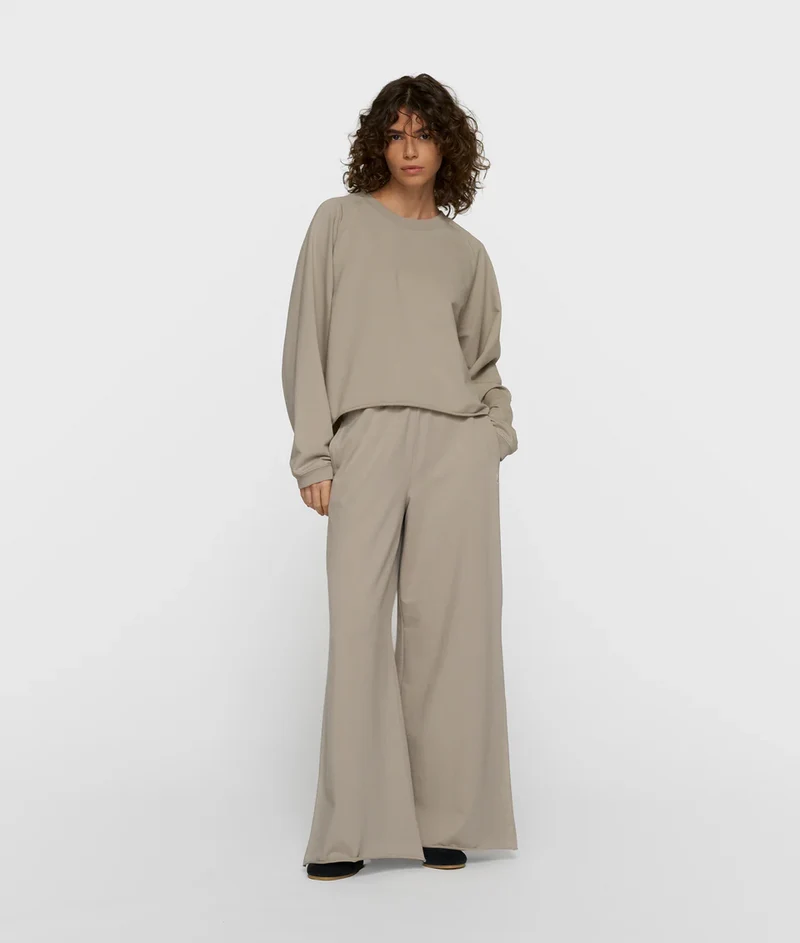 10DAYS AMSTERDAM Silent Chique Wide Jogger - Fog