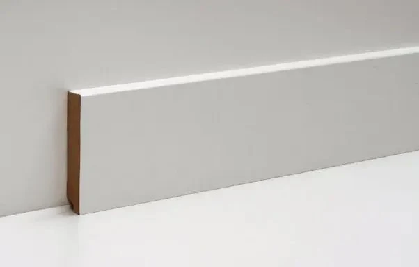 Sockelleiste Weimarer Profil weiss 80x19x2380 mm