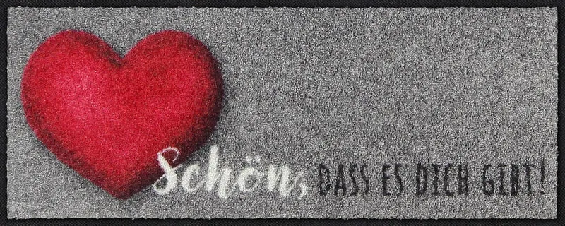 Fußabtreter klein 30x75 Von Herzen