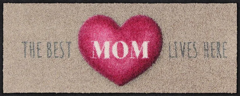 Fußabtreter klein 30x75 Best Mom beige