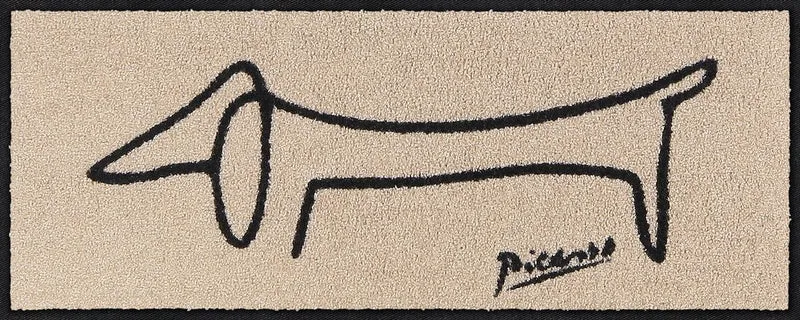 Fußabtreter klein 30x75 Picassos Dackel