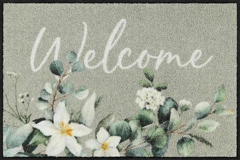 Fußmatte 50x75 Botanical Welcome salbei