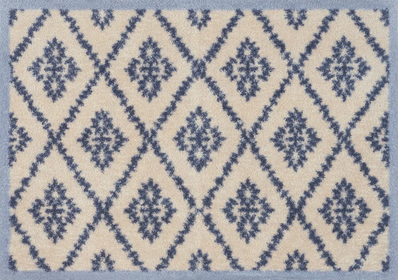 Fußmatte 60x85 Caraway Neutral blau