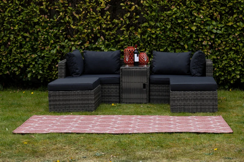 Teppich OUTDOOR CIATO Rechteckig Rostrot 150x245 cm