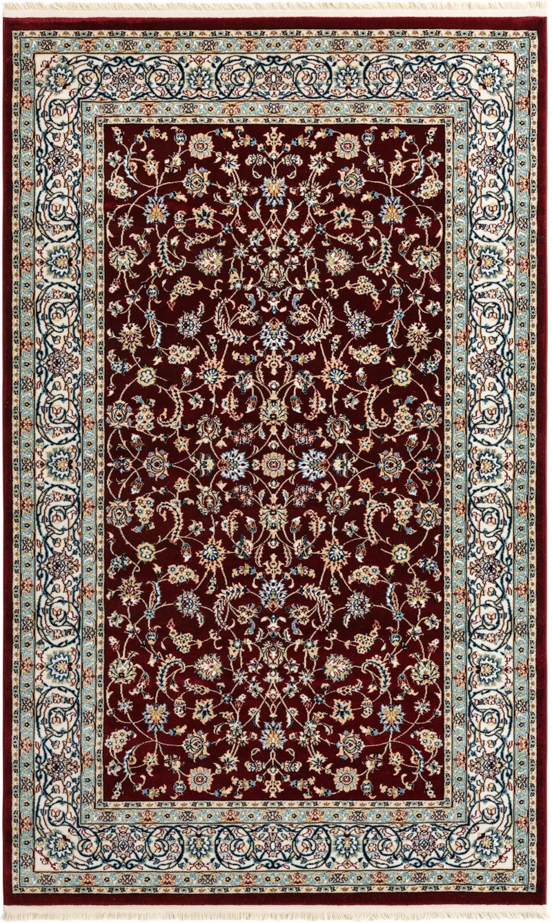 Teppich "Almas" Rechteckig Dunkelrot 150x245 cm