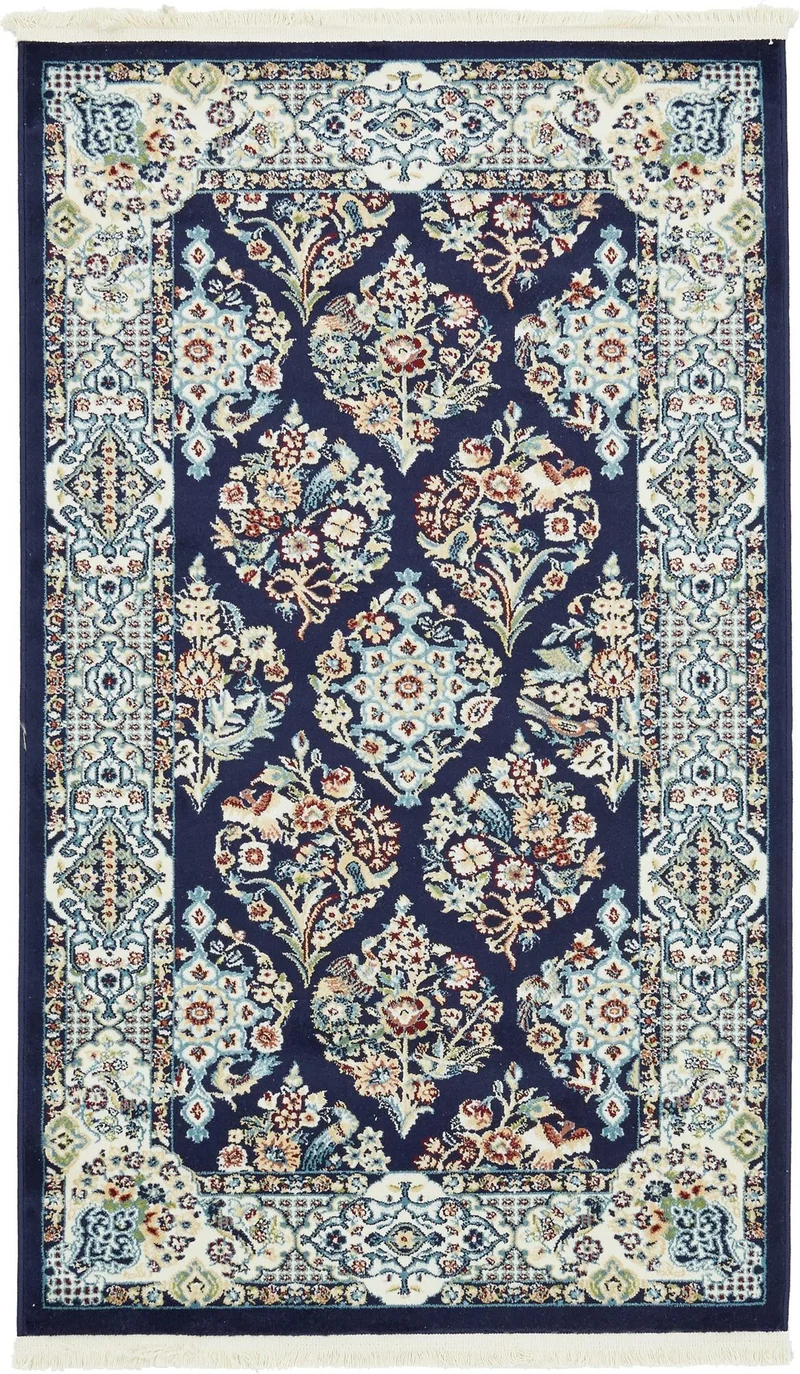 Teppich "Almas" Rechteckig Marineblau 90x150 cm