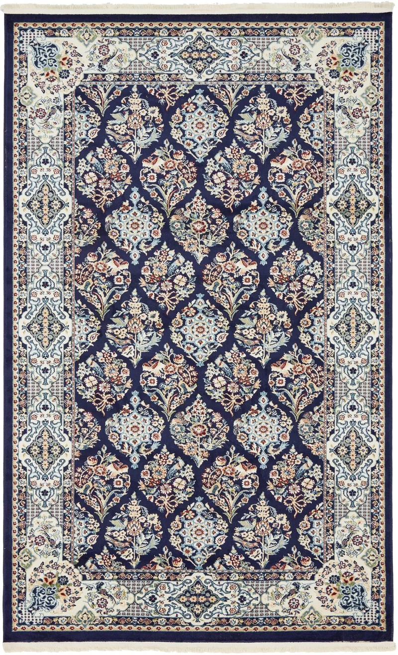 Teppich "Almas" Rechteckig Marineblau 150x245 cm