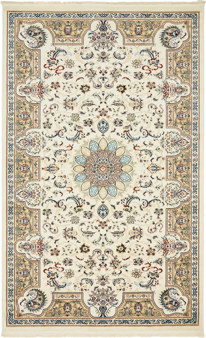 Teppich "Almas" Rechteckig Elfenbein 150x245 cm