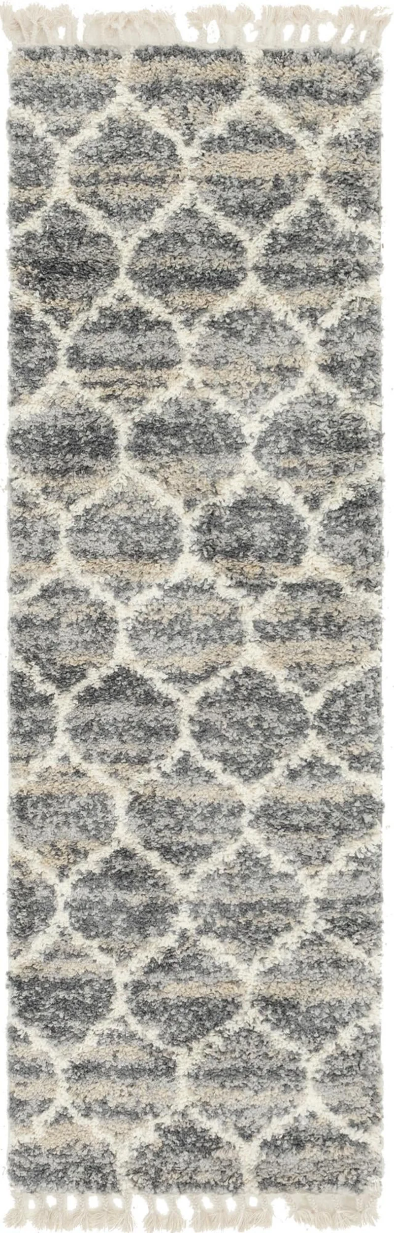 Teppich "Top Shag" Läufer Grau 80x250 cm