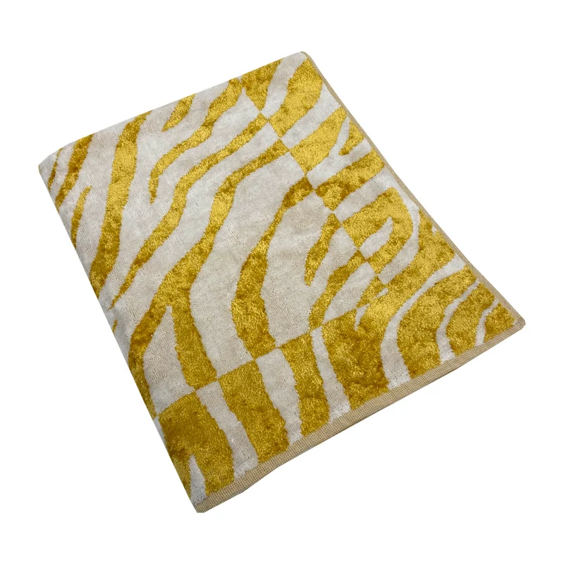 Telo Bagno animalier gold Moderno in Spugna 500 gr/mq