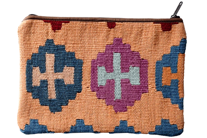 Kelim Bag · Handgefertigt – Bunt, 38x26 cm
