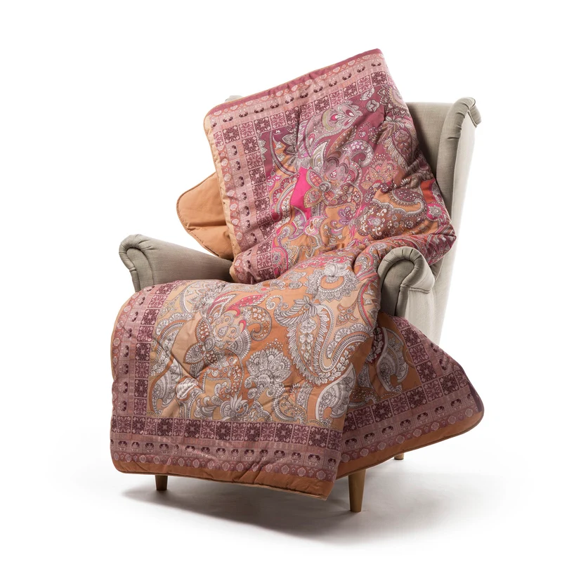 Plaid Scaldotto cortina Winter Cottage in Cotone 250 gr/mq