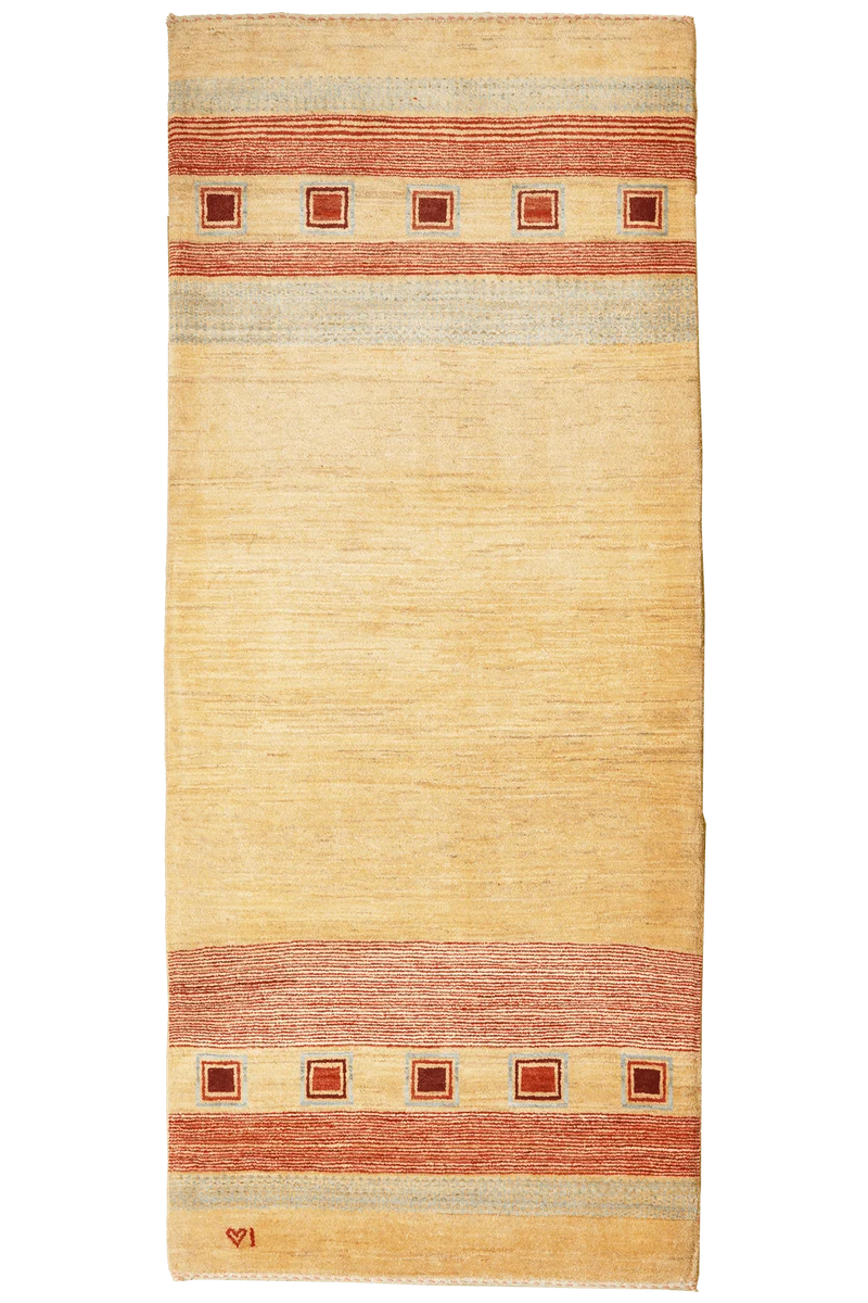 Rizbaf · Handgeknüpft – Beige, 201x85 cm