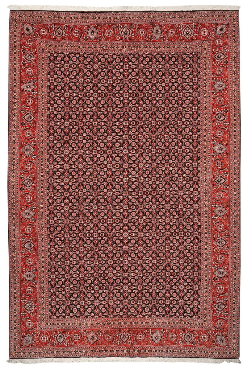 Tabriz 50 Raj · Handgeknüpft – Orange, 294x199 cm