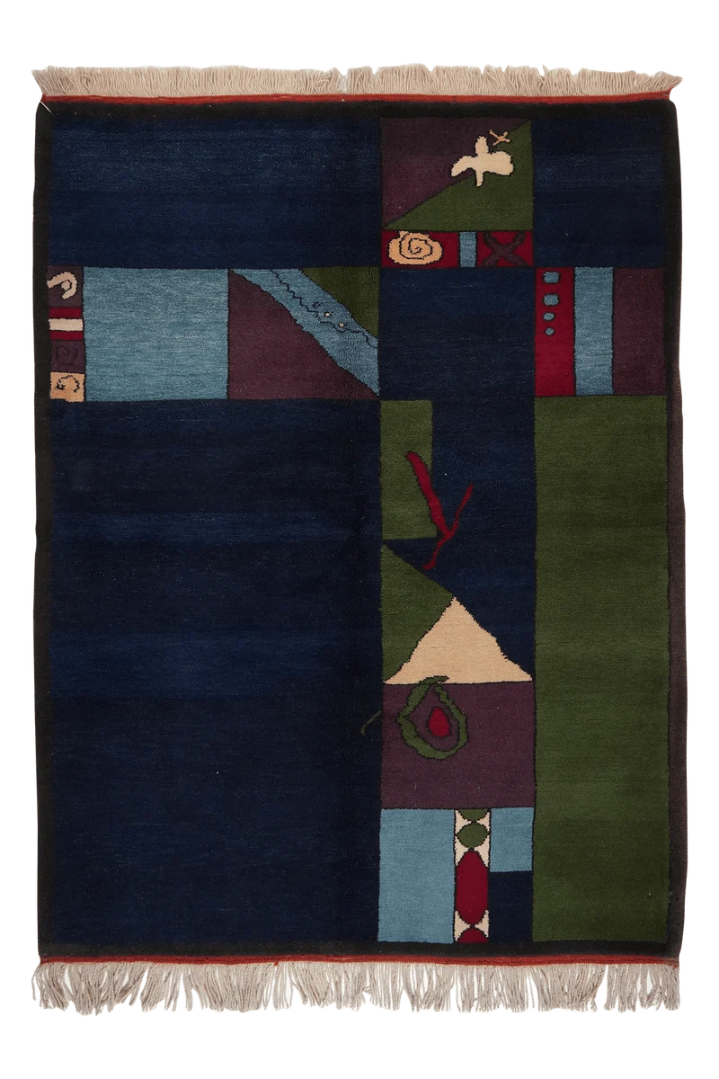 Konya · Handgeknüpft – Blau, 192x148 cm