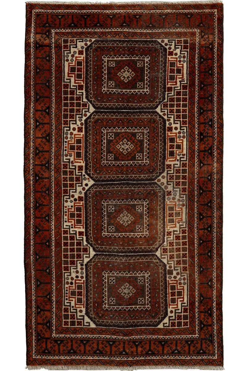 Heritage · Handgeknüpft – Braun, 155x84 cm