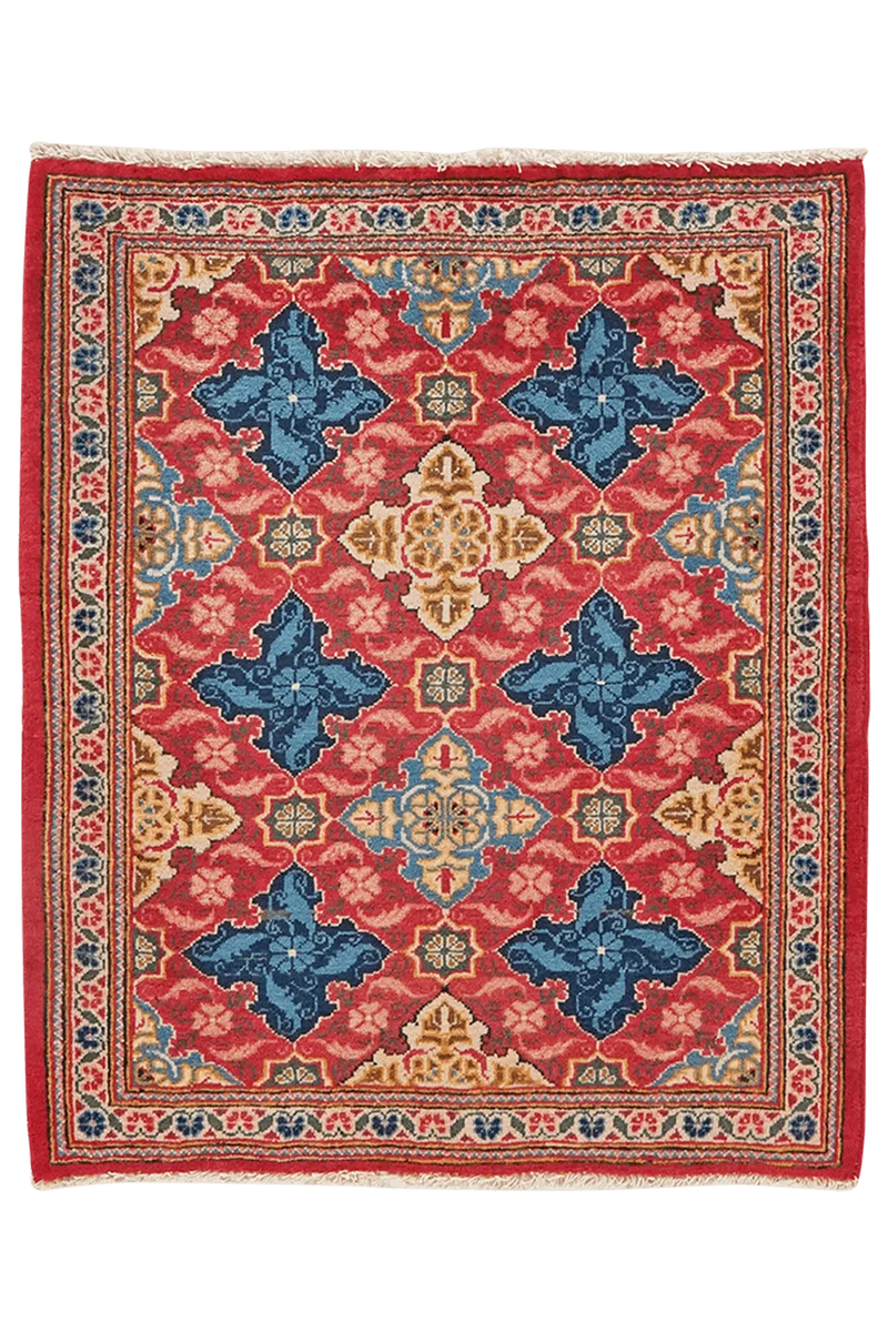 Kashan · Handgeknüpft – Rot, 82x68 cm