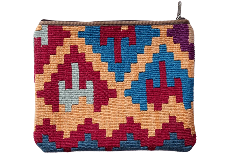 Kelim Bag · Handgefertigt – Bunt, 35x30 cm