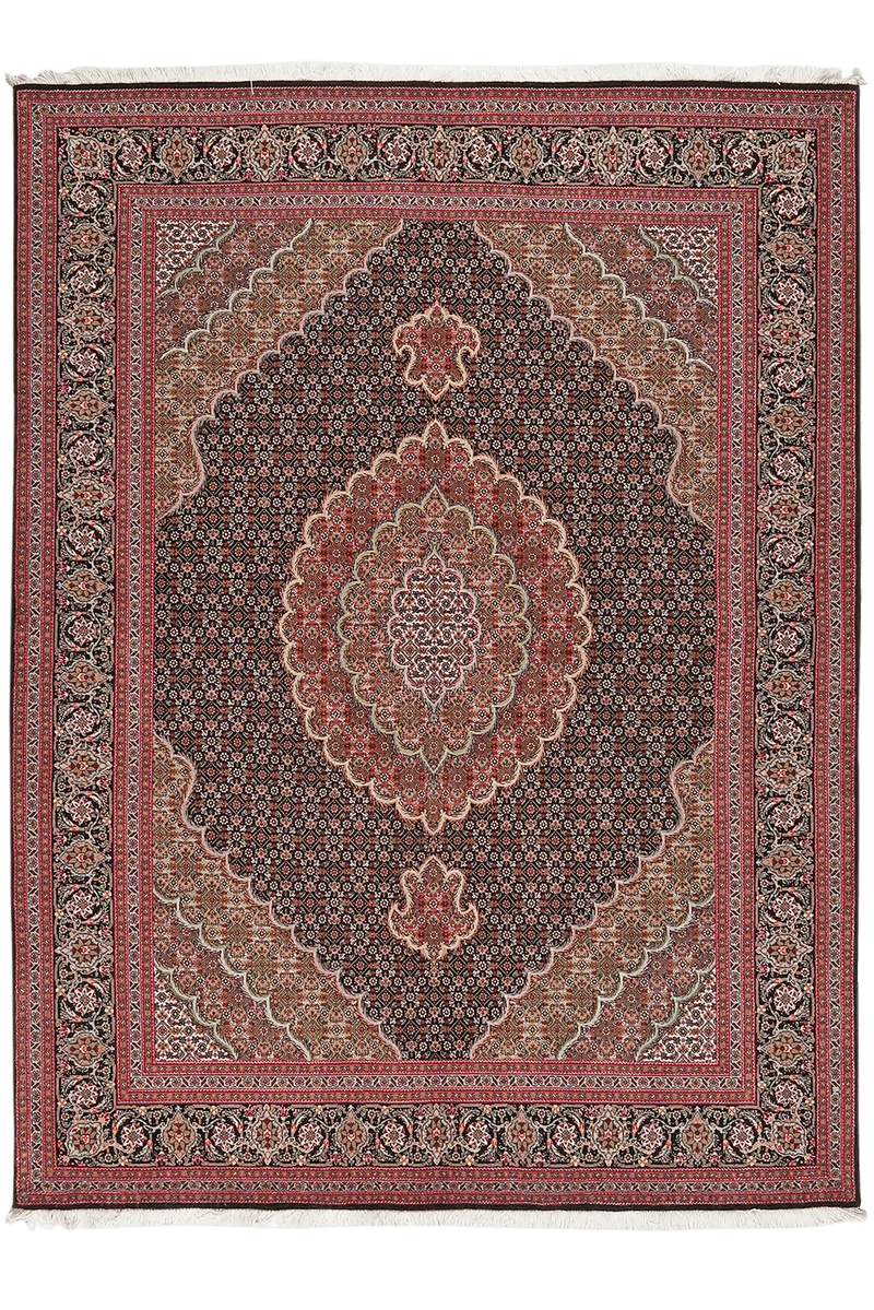 Tabriz 50 Raj · Handgeknüpft – Blau, 206x152 cm