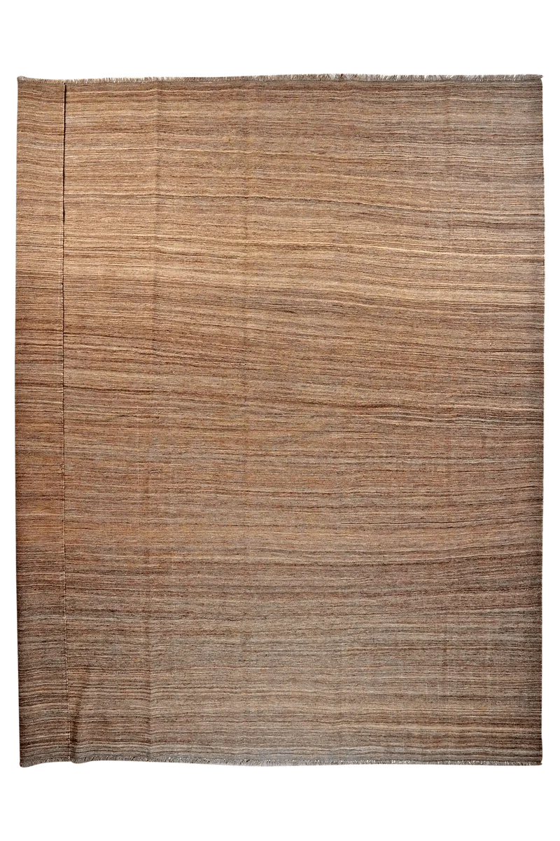 Kelim Gashgai · Handgewebt – Braun, 397x325 cm