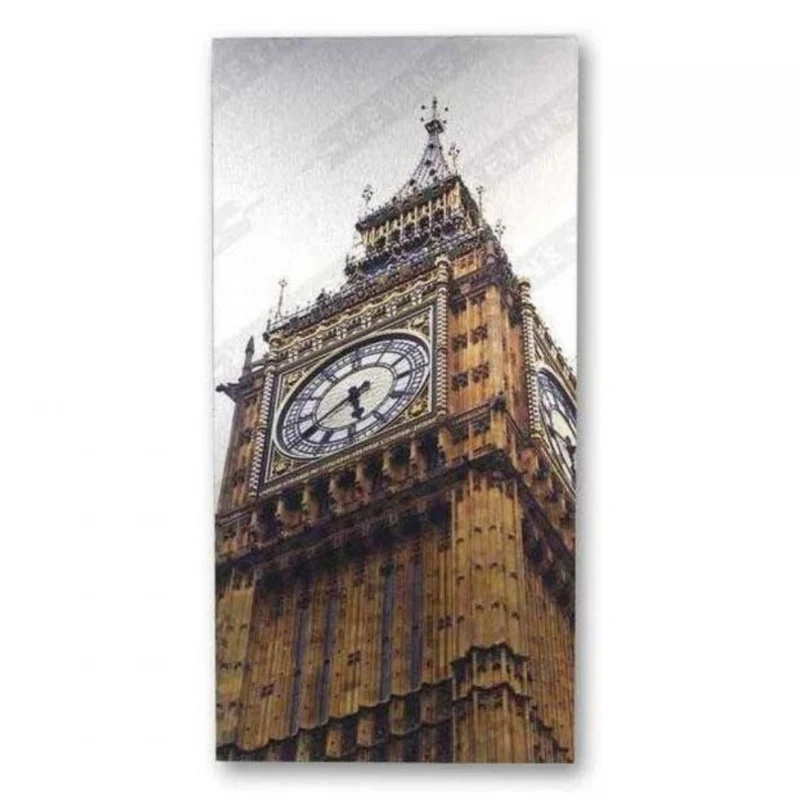 Wandbild aus Aluminium LONDON BIG BEN 80x40cm