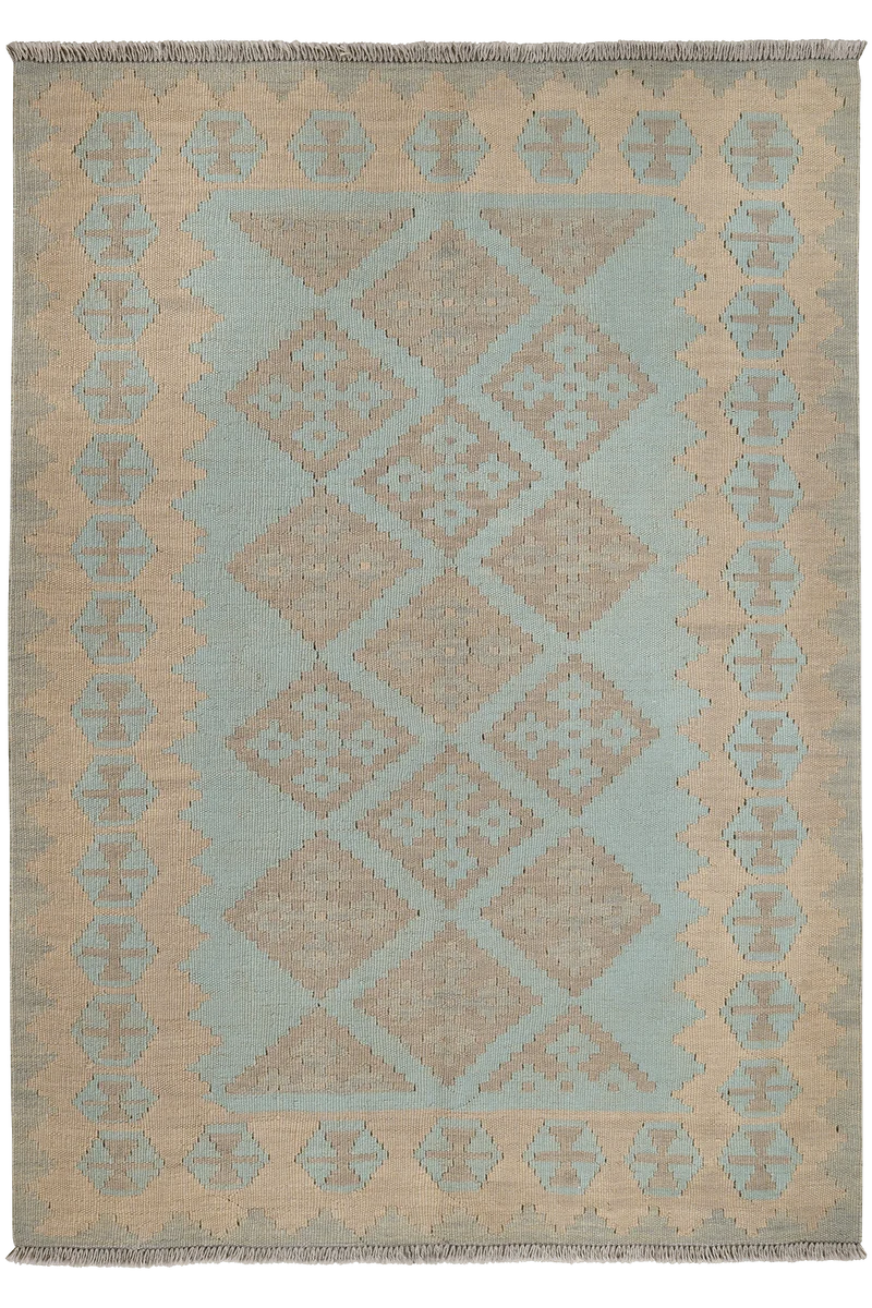 Kelim Gashgai · Handgewebt – Grün, 173x123 cm
