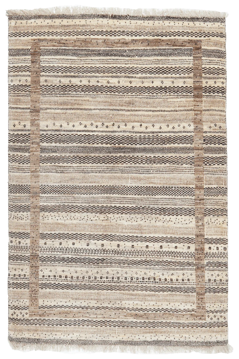 Rizbaf · Handgeknüpft – Beige, 158x104 cm