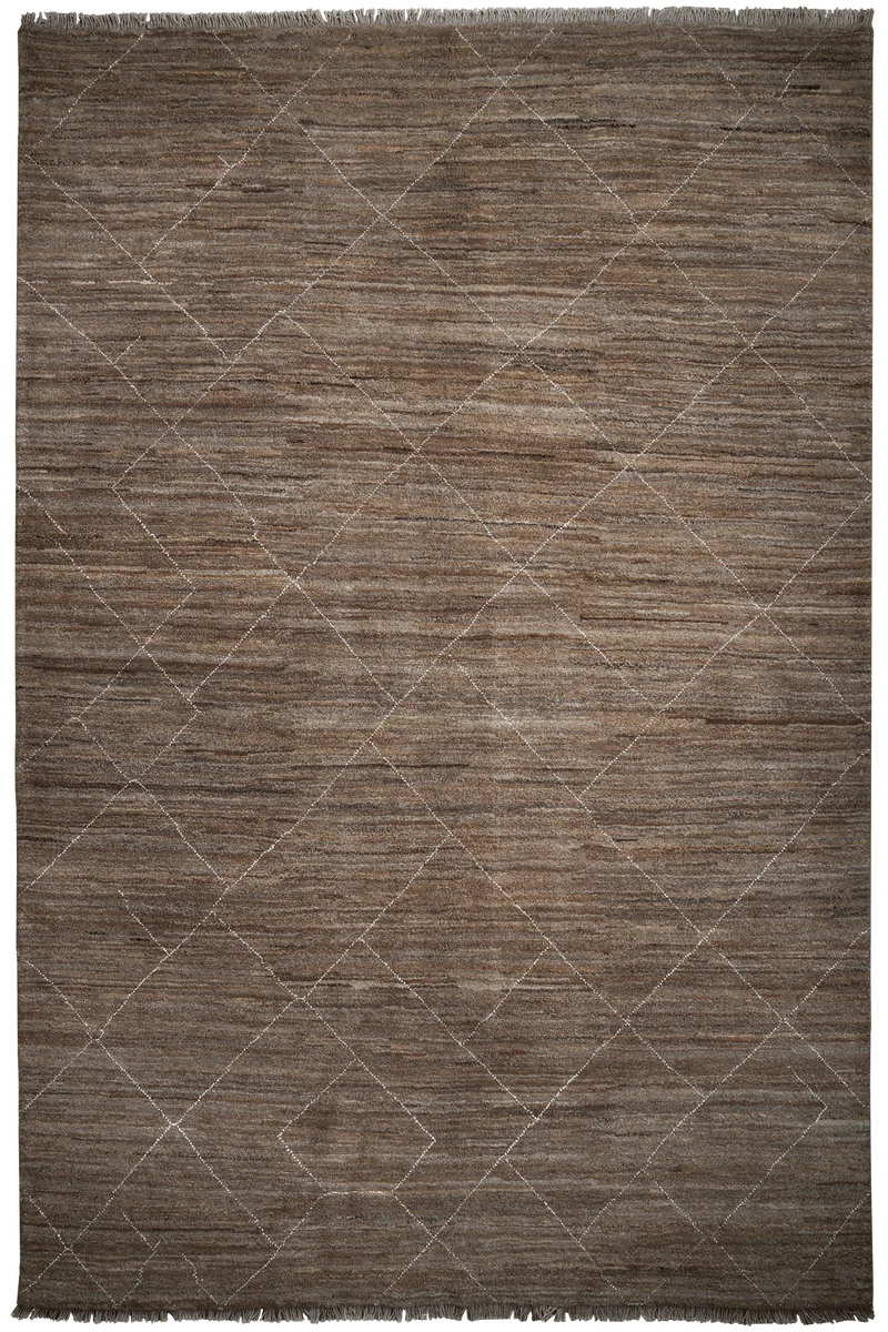 Gabbeh Basi · Handgeknüpft – Braun, 289x207 cm