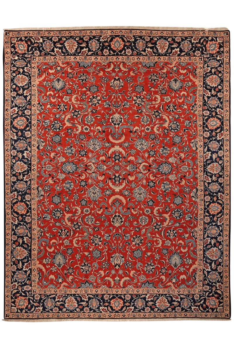 Bidjar · Handgeknüpft – Rot, 387x303 cm